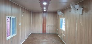 wooden interior container office