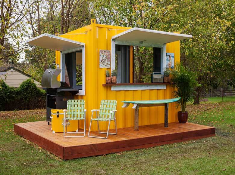 Container Restaurant | New Generation Cabins & Homes